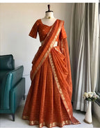 Pure vintage viscose Lehenga with dupatta