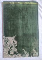 Kalamkari Kota Cotton Saree with contrast blouse