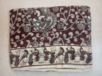 Mul Cotton saree with border colour blouse