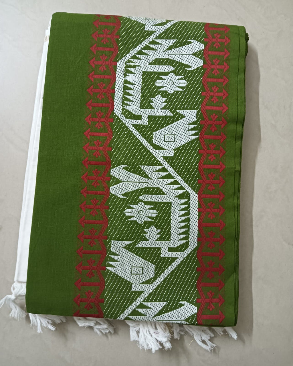 Handloom cotton dress Material Unstitched 3pc set