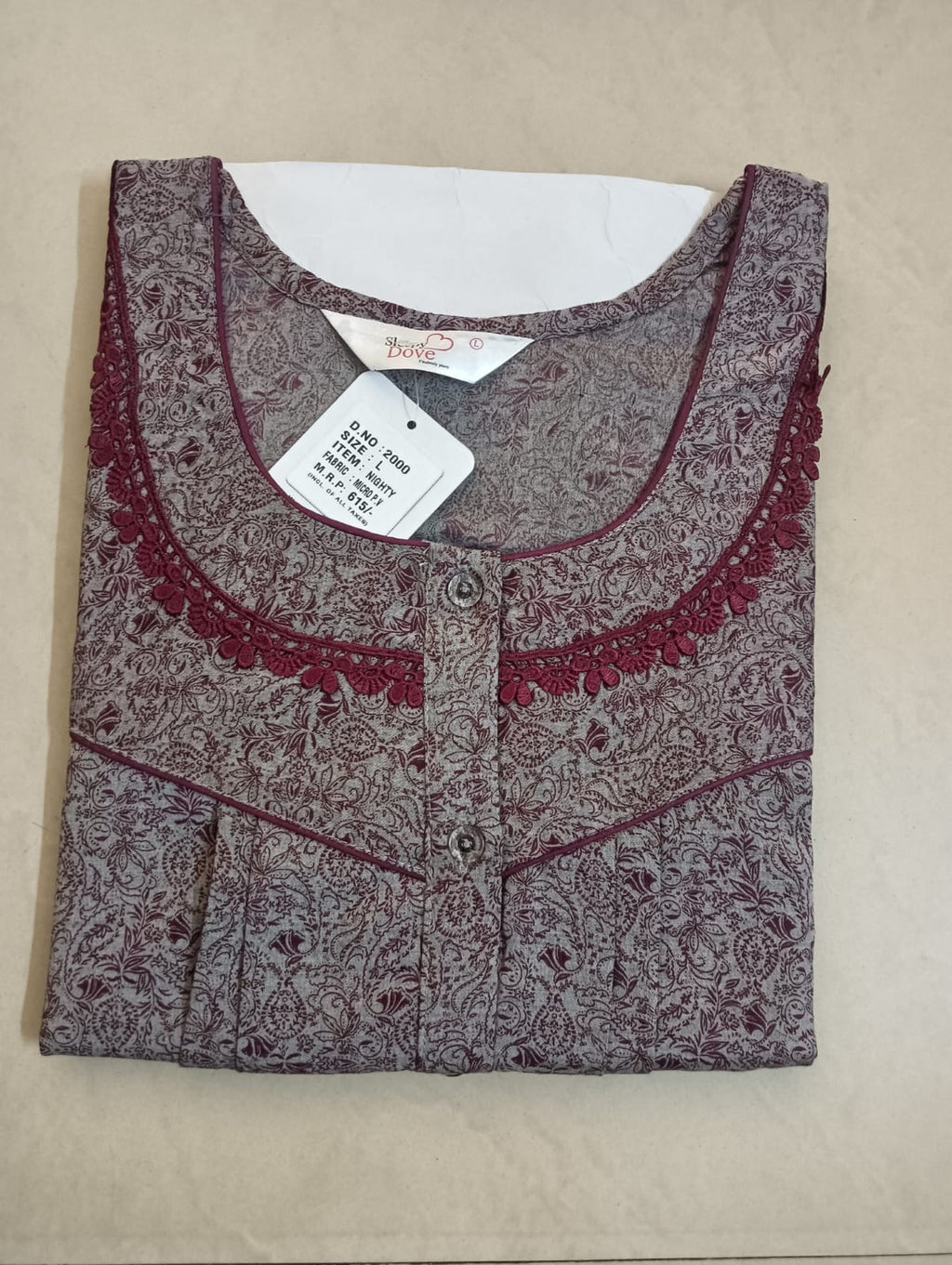 Spun Nighty with pocket