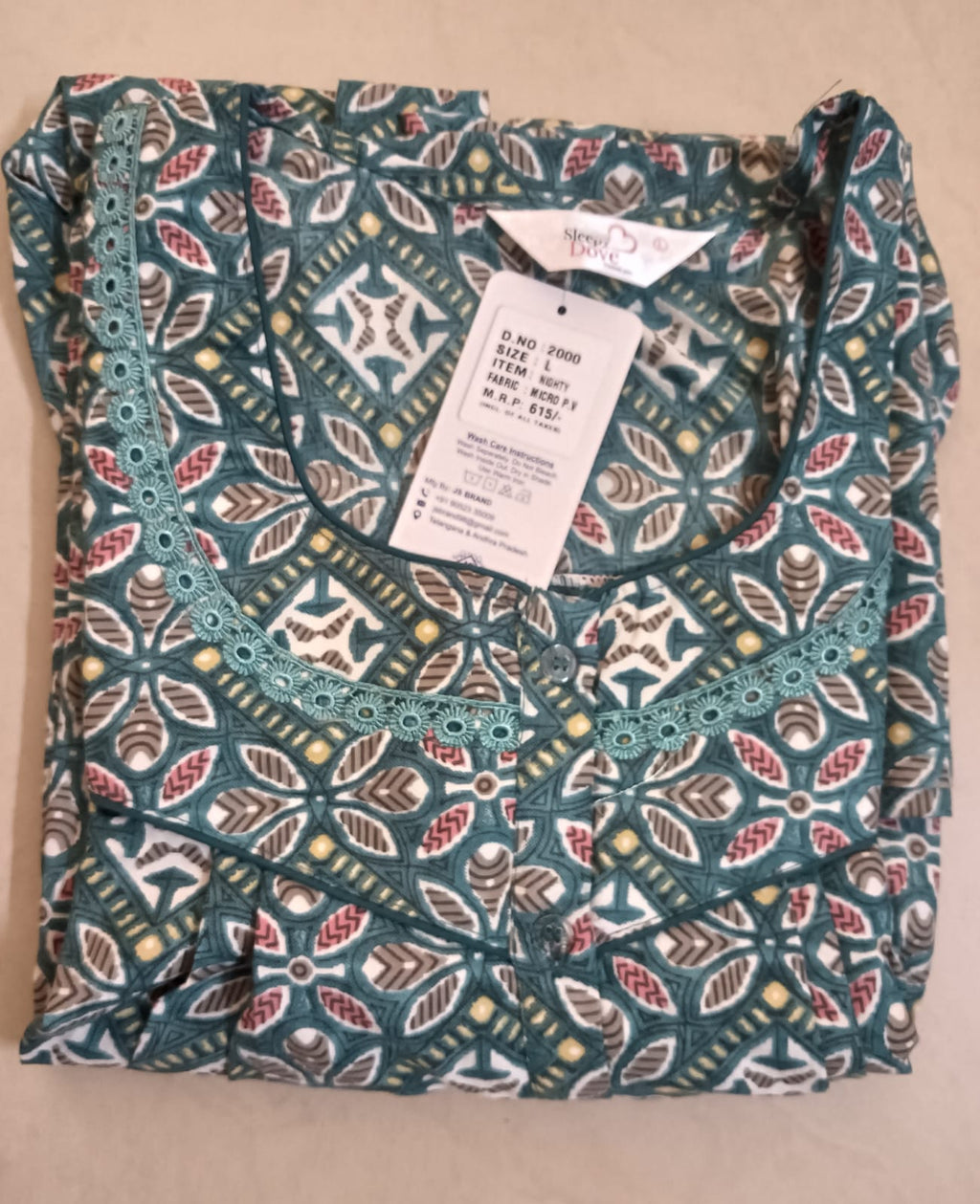 Spun Nighty with pocket