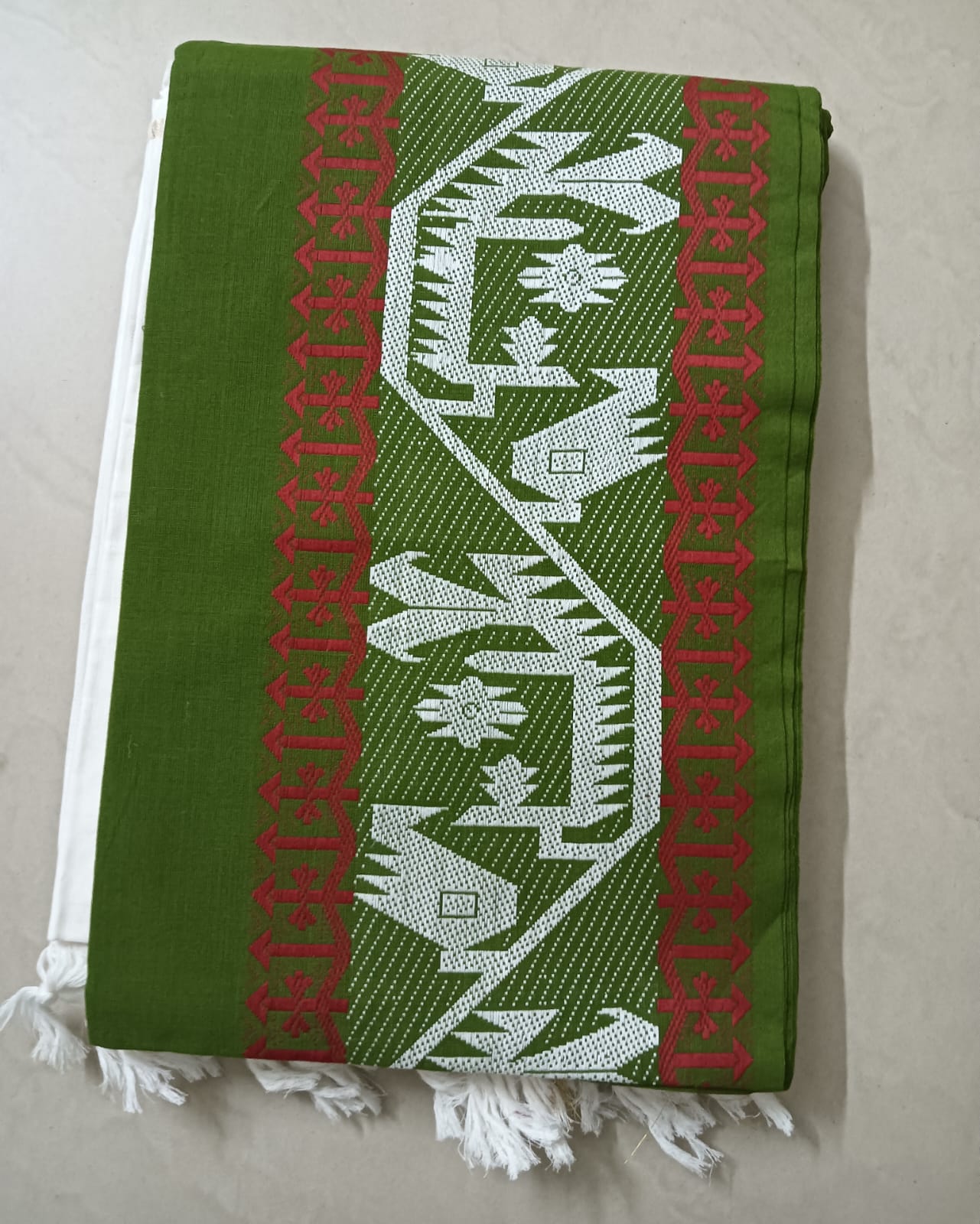 Handloom cotton dress Material Unstitched 3pc set