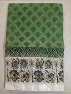 Cotton Saree With Contrast Border Blouse