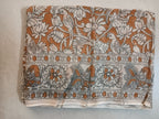Mul Cotton saree with border colour blouse
