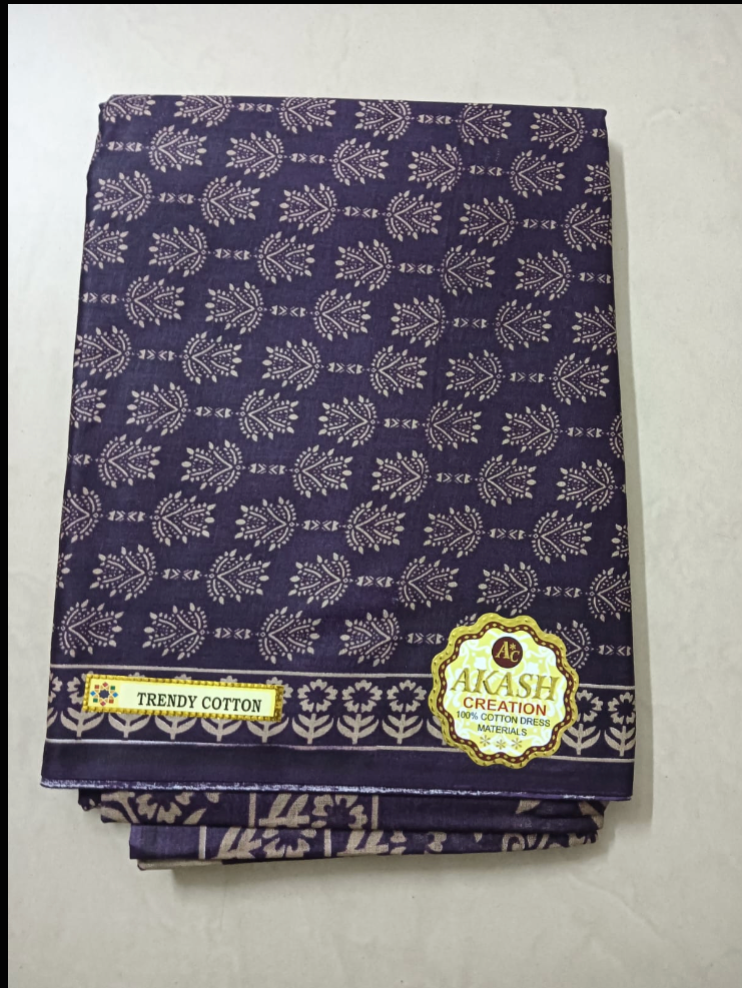 Mayur Trendy Cotton Unstitched 3PC Dress Material