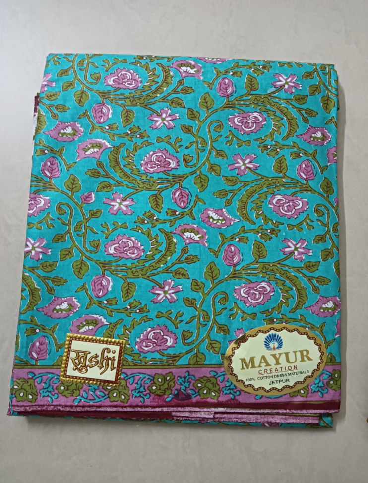 Mayur Trendy Cotton Unstitched 3PC Dress Material
