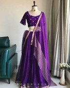 Pure vintage viscose Lehenga with dupatta