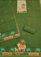 Muga Cotton 3 Piece Jamdani Salwar Suit Dress Material