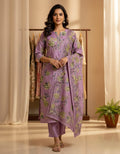3 Piece Berlin Silk Dress Set