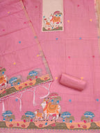 Muga Cotton 3 Piece Jamdani Salwar Suit Dress Material