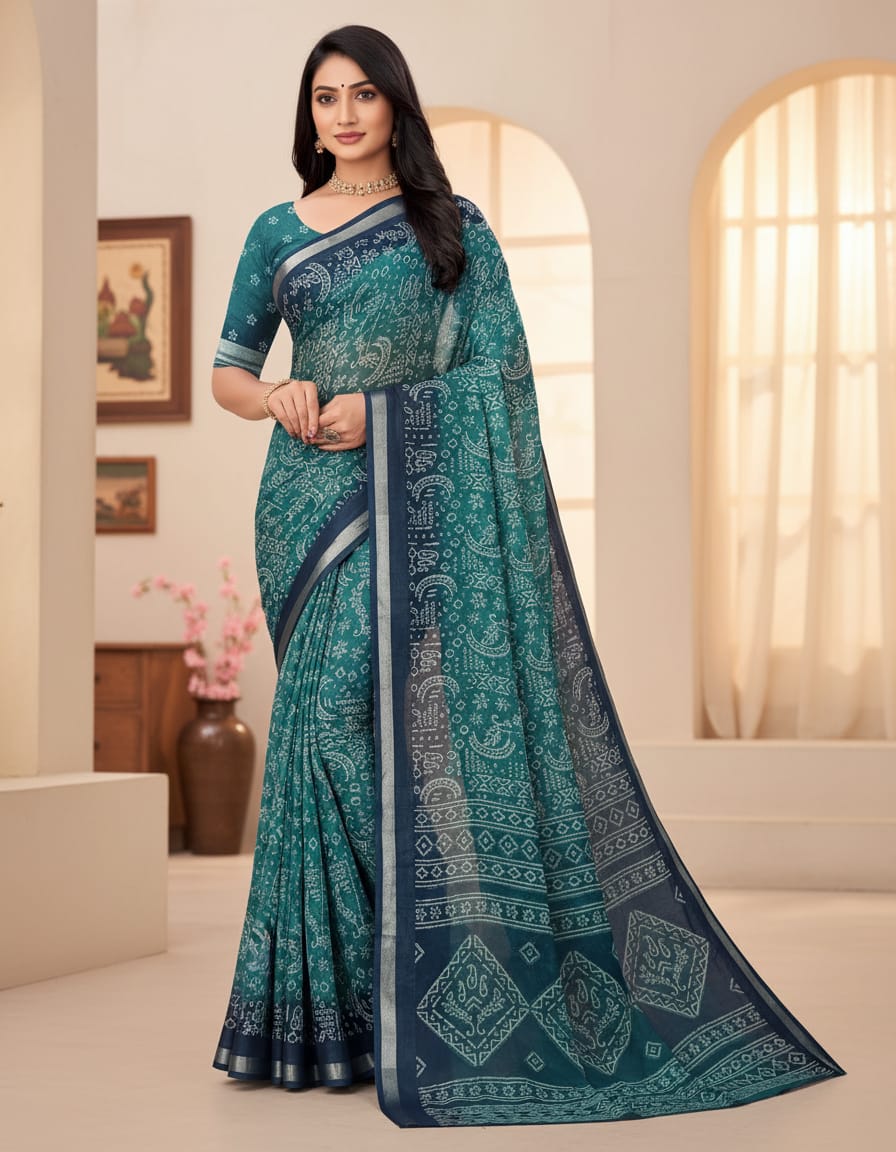 Heavy Chiffon Georgette Saree