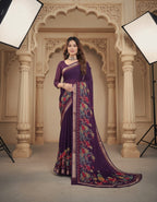 Heavy Chiffon Georgette Saree