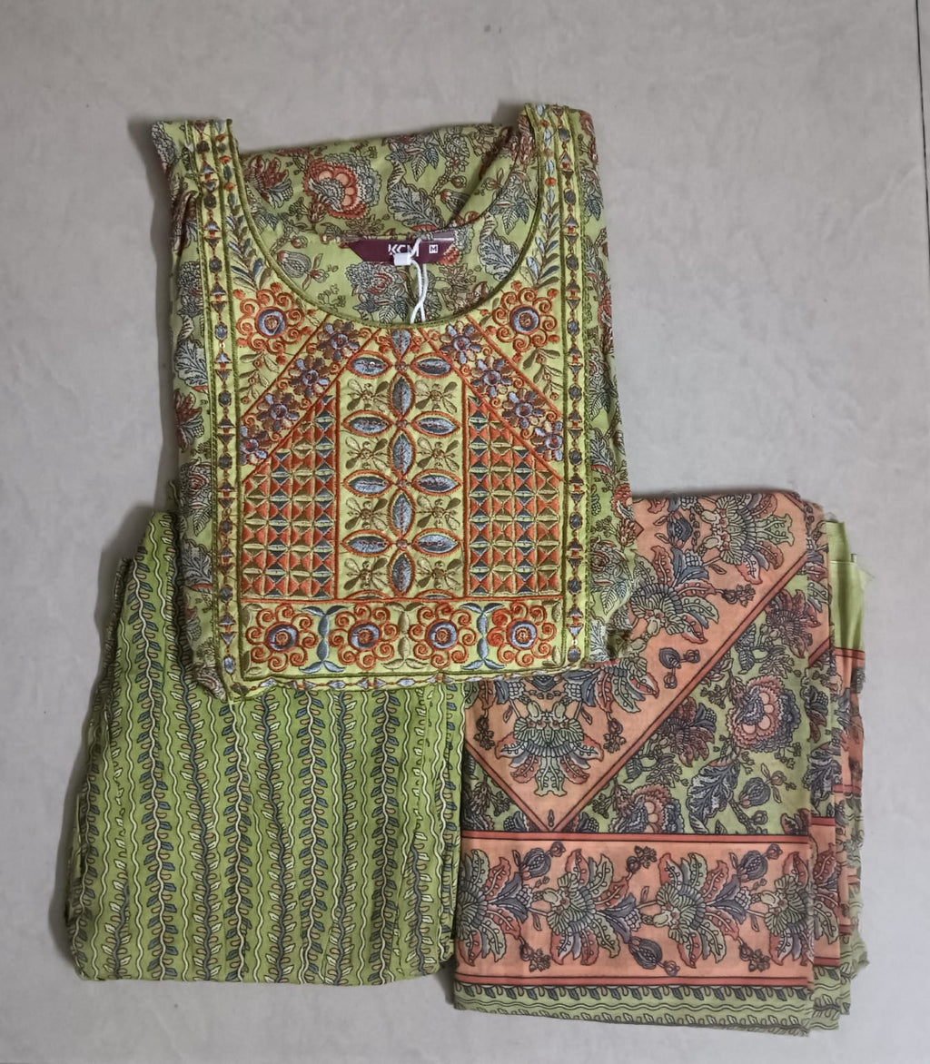 Pure Cotton Jaipuri 3PC Set