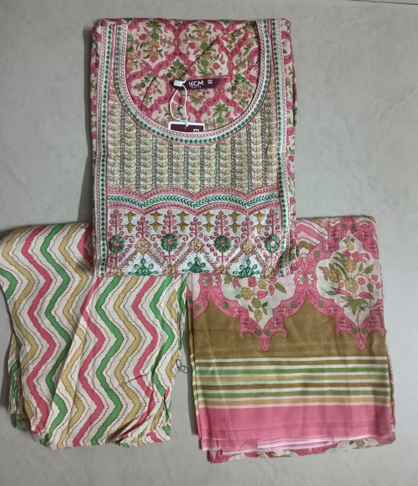 Pure Cotton Jaipuri 3PC Set
