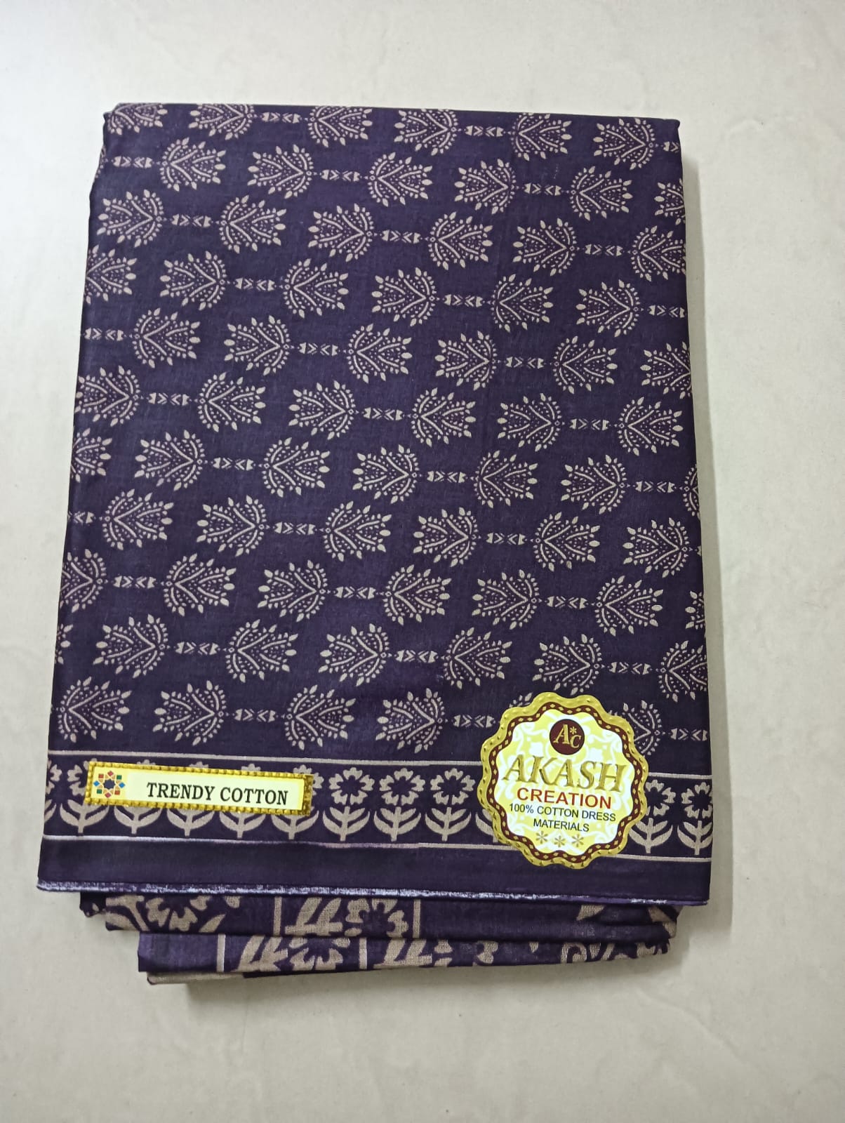 Mayur Trendy Cotton Unstitched 3PC Dress Material