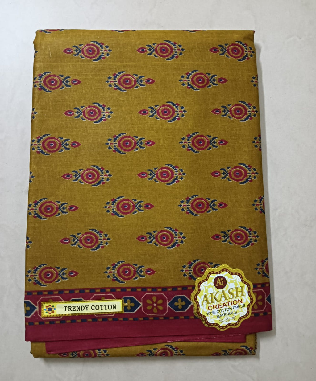 Mayur Trendy Cotton Unstitched 3PC Dress Material