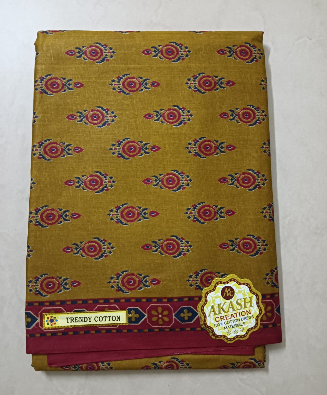 Mayur Trendy Cotton Unstitched 3PC Dress Material