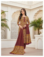 MCM Life Style Cotton Unstitched 3PC Dress Material