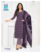 MCM Life Style Cotton Unstitched 3PC Dress Material