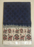 Cotton Saree With Contrast Border Blouse