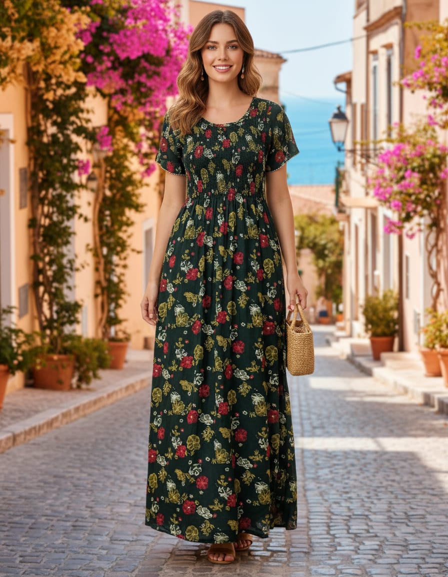 Smoke Cotton Bombay dyeing Nighty