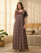 Jyoti Cotton C Neck Nighty