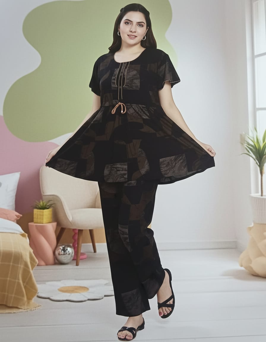 Premium Reyon Frock Style Cord Set