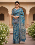 Cotton saree with blouse