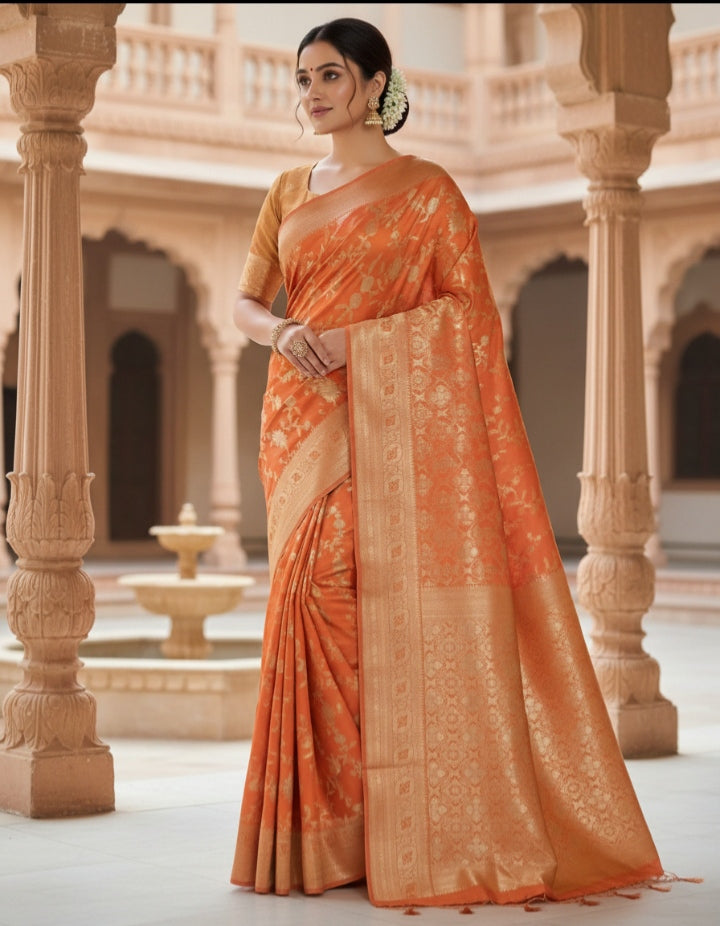 Banarasi Katan Silk Saree
