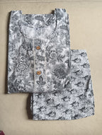 Cotton 2pc set kurthy and pant