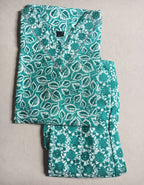 Cotton 2pc set kurthy and pant