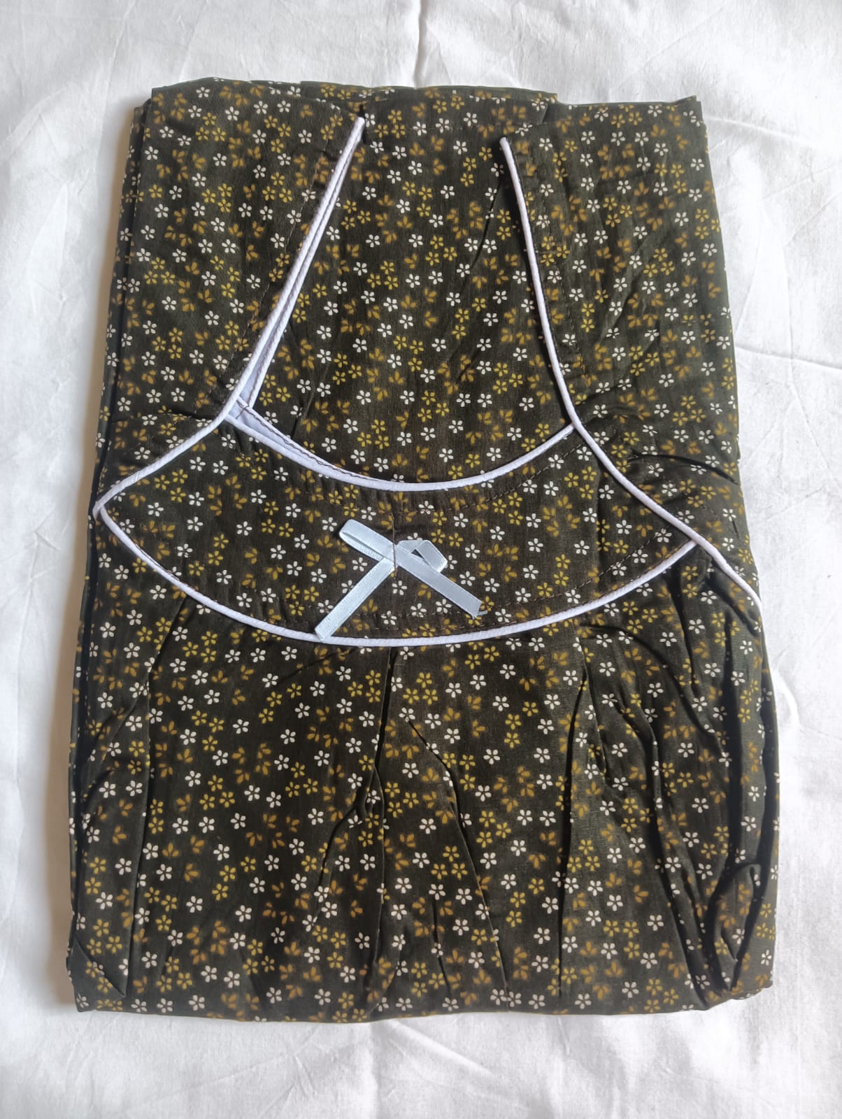 Cotton Pipping Nighty