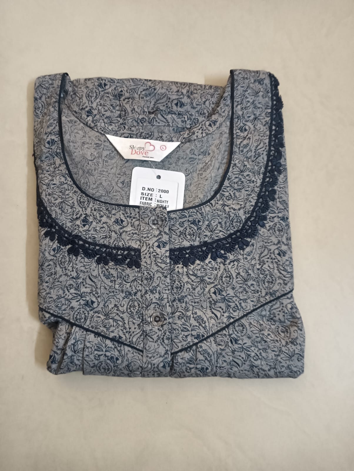 Spun Nighty with pocket