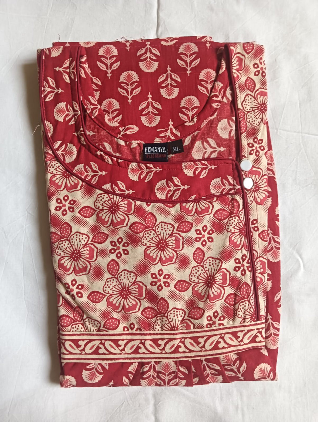 Jyoti Cotton C Neck Nighty