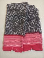 Georgette Zara Saree with contrast blouse
