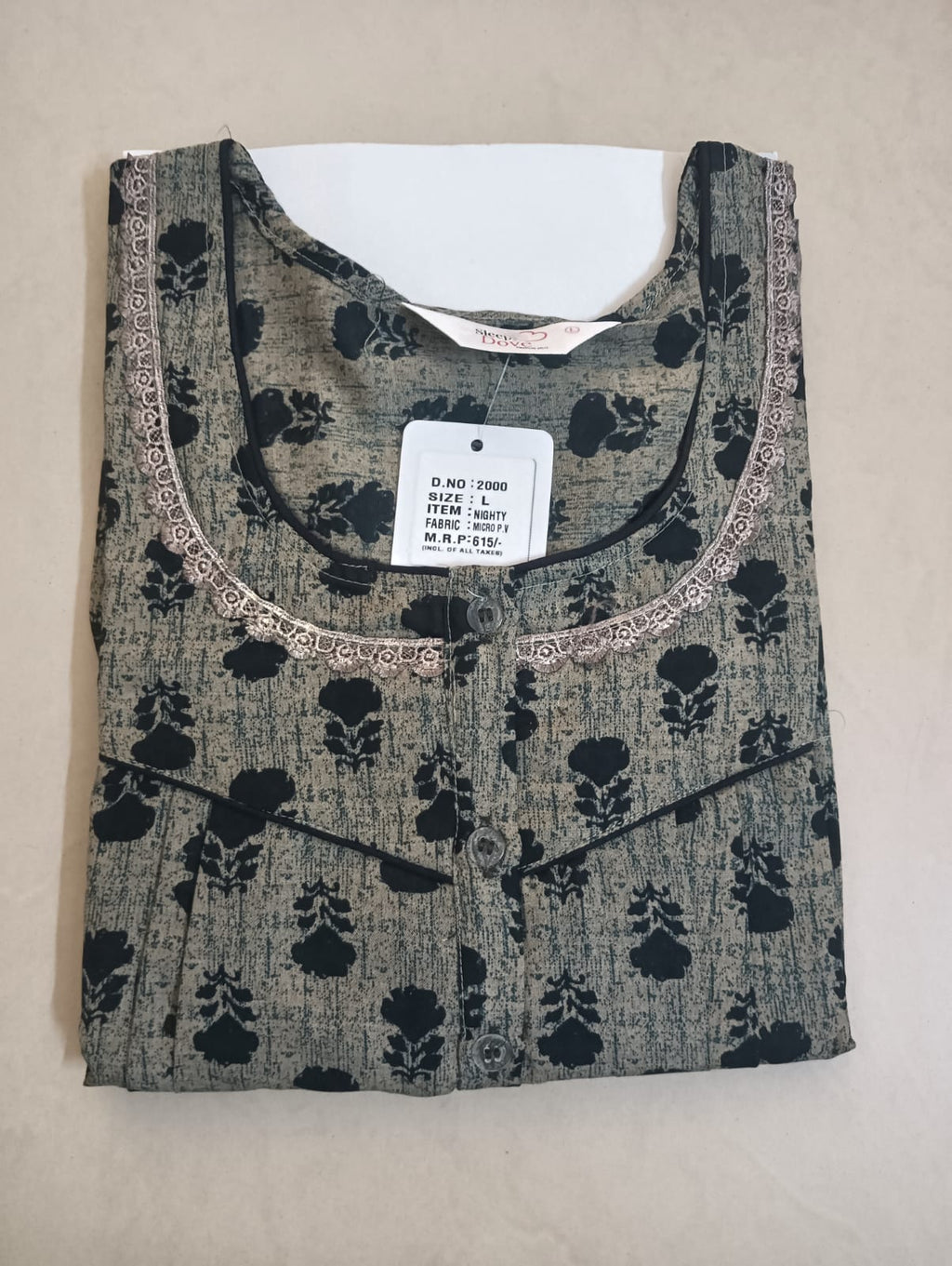 Spun Nighty with pocket