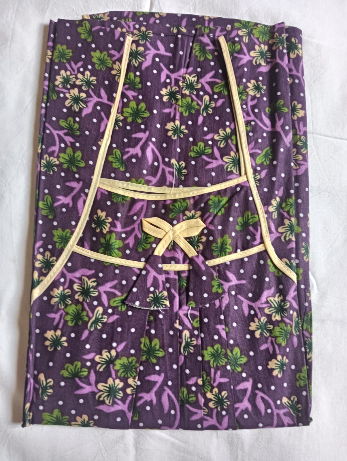 Cotton Pipping Nighty