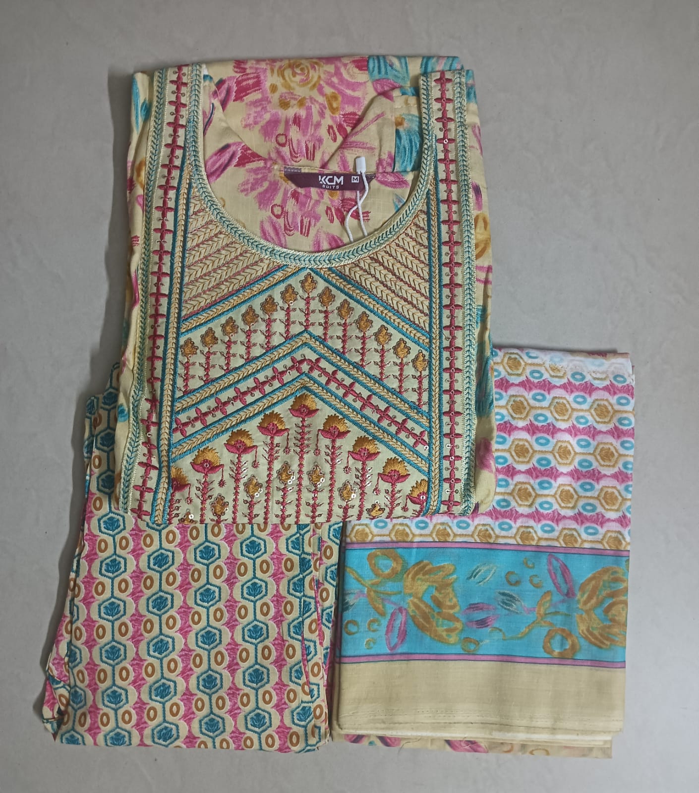 Pure Cotton Jaipuri 3PC Set