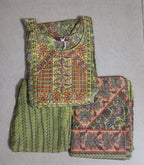 Pure Cotton Jaipuri 3PC Set